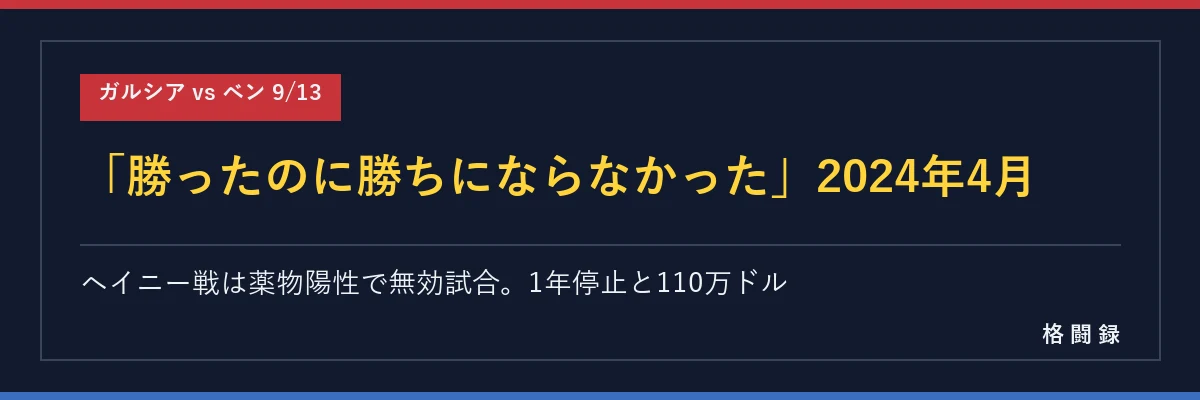 勝ったのに勝ちにならなかった2024年4月