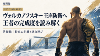 アレクサンダー・ヴォルカノフスキーの試合前アイキャッチ画像（右腕のタトゥー）